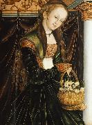 Lucas Cranach Die Heilige Dorothea oil on canvas